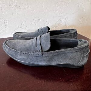Frette by Harry’s of London Gray Suede Loafers